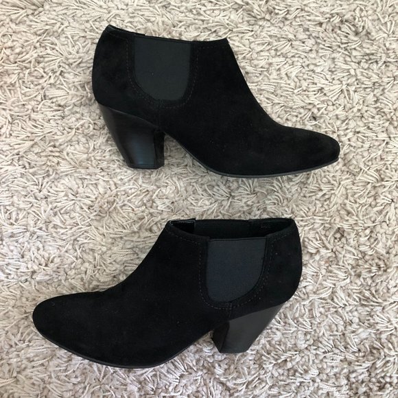 Vaneli Shoes - Vaneli East Jerome Black Suede Booties